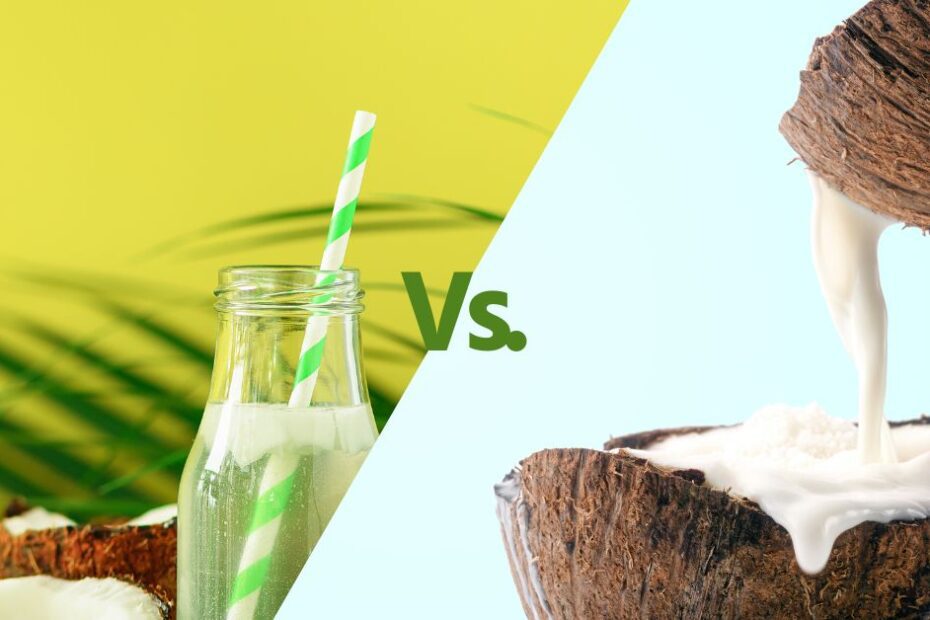 Coconut Water Vs Coconut Milk, health benefits of coconut water